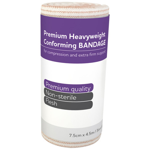 AEROFORM Premium Heavyweight Conforming 7.5cm x 4.5M Wrap/12 AEROFORM Premium Heavyweight Conforming 7.5cm x 4.5M Wrap/12
