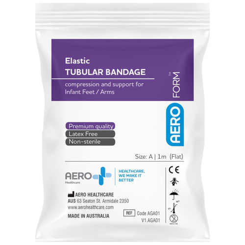 AEROFORM Size A Newborn Elastic Tubular Bandage 4cm x 1M AEROFORM Size A Newborn Elastic Tubular Bandage 4cm x 1M