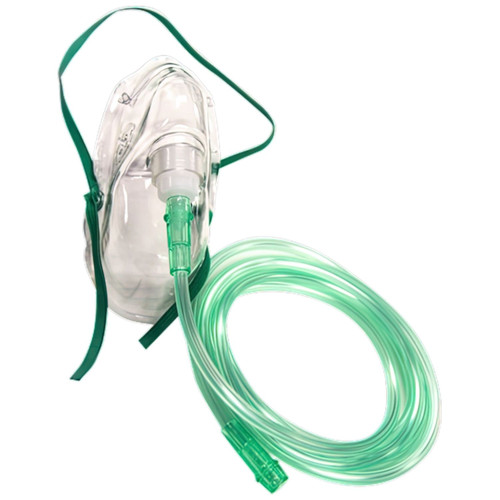Oxygen Therapy Mask with 2M Tubing - Adult Oxygen Therapy Mask with 2M Tubing - Adult