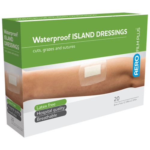 AEROFILM PLUS Waterproof Island Dressing 6 x 7cm Box/20 AEROFILM PLUS Waterproof Island Dressing 6 x 7cm Box/20