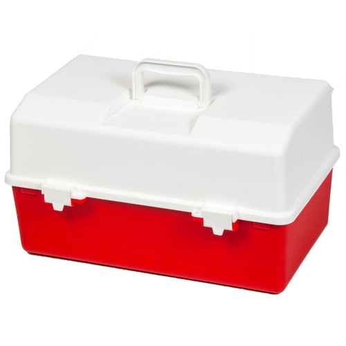 AEROCASE Red and White Plastic Tacklebox with 6 Trays 30 x 46.5 x 25.4cm AEROCASE Red and White Plastic Tacklebox with 6 Trays 30 x 46.5 x 25.4cm