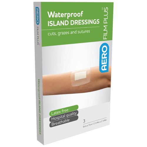 AEROFILM PLUS Waterproof Island Dressing 6 x 7cm Box/3 AEROFILM PLUS Waterproof Island Dressing 6 x 7cm Box/3