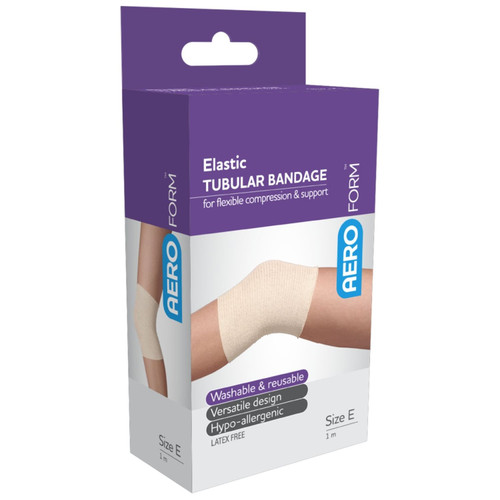 AEROFORM Size E Adult Legs Elastic Tubular Bandage 8.5cm x 1M AEROFORM Size E Adult Legs Elastic Tubular Bandage 8.5cm x 1M