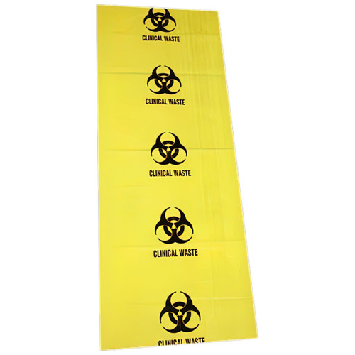 AEROHAZARD Biohazard Clinical Waste Bag 120L - 55um (490 x 1200mm) AEROHAZARD Biohazard Clinical Waste Bag 120L - 55um (490 x 1200mm)