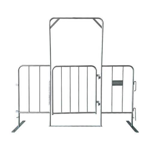 Construktor Galvanised Crowd Control Barrier Gate with Feet & Pins - 2.3m x 2.0m Construktor Galvanised Crowd Control Barrier Gate with Feet & Pins - 2.3m x 2.0m