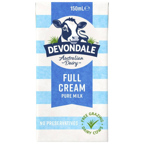 Devondale Full Cream UHT Milk 150ml Devondale Full Cream UHT Milk 150ml