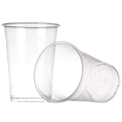 Clear Plastic Cups 285ml - Carton of 500 Clear Plastic Cups 285ml - Carton of 500