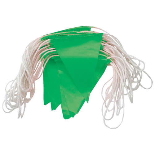 Green Safety Flagging/Bunting - 30m Roll BF-2004
