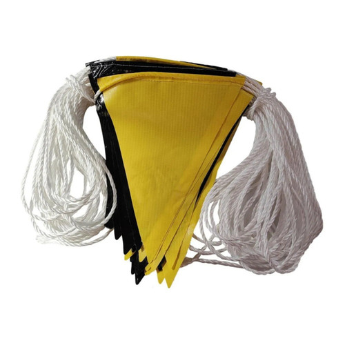 Black/Yellow Safety Flagging/Bunting - 30m Roll Black/Yellow Safety Flagging/Bunting - 30m Roll
