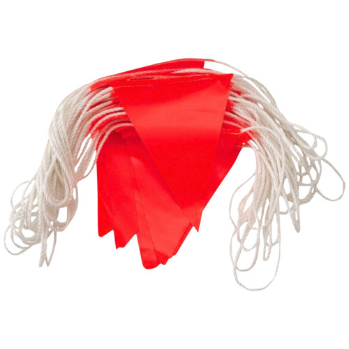 Red Safety Flagging/Bunting - 30m Roll Red Safety Flagging/Bunting - 30m Roll