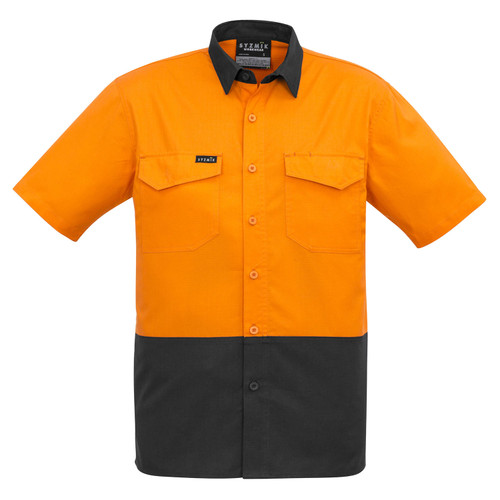 Syzmik Hi Vis Rugged Cooling Short Sleeve Shirt Syzmik Hi Vis Rugged Cooling Short Sleeve Shirt