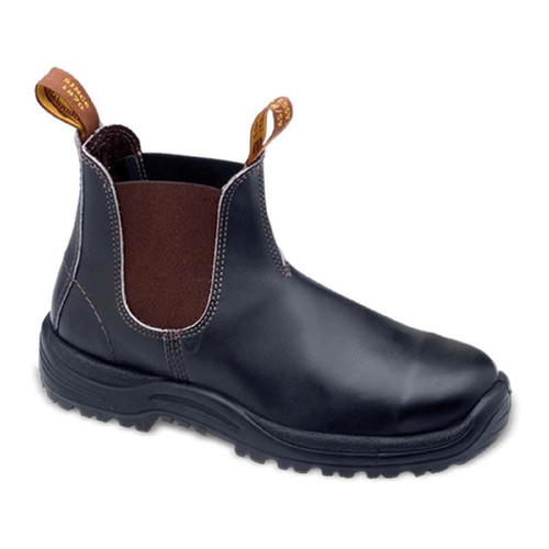 Blundstone Stout Brown Elastic Side Safety Boot Blundstone Stout Brown Elastic Side Safety Boot