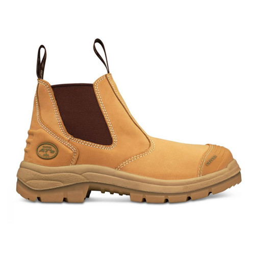 Oliver Wheat Elastic Sided Boot, Water Resistant Nubuck Leather, COOLstep Lining Oliver Wheat Elastic Sided Boot, Water Resistant Nubuck Leather, COOLstep Lining