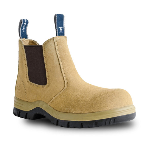 Bata Mercury Suede Slip-On Safety Boot - Sand Bata Mercury Suede Slip-On Safety Boot - Sand