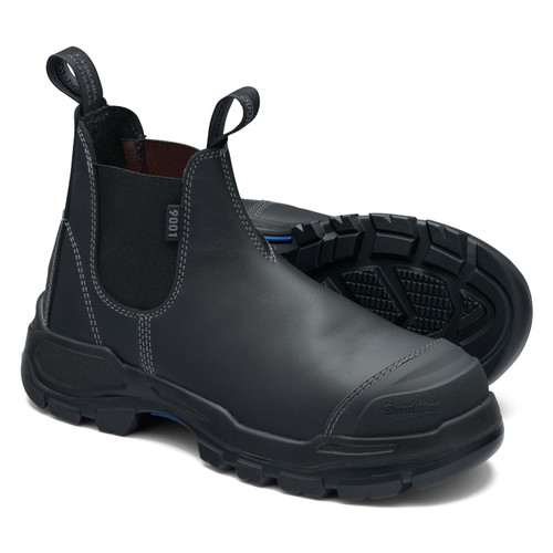 Blundstone Unisex Rotoflex Elastic Sided Black Safety Boots Blundstone Unisex Rotoflex Elastic Sided Black Safety Boots