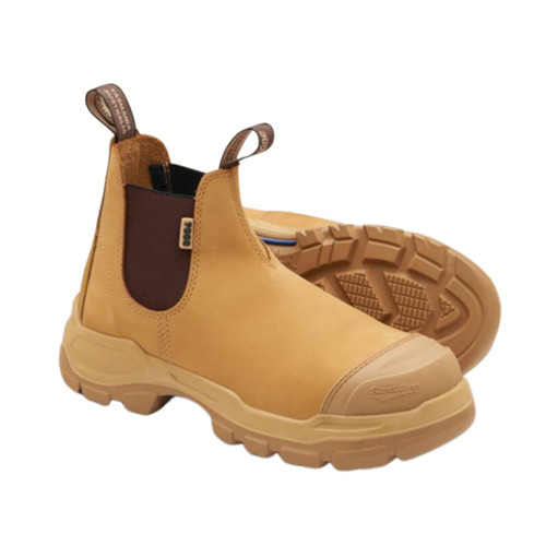 Blundstone Unisex Rotoflex Elastic Sided Wheat Safety Boots Blundstone Unisex Rotoflex Elastic Sided Wheat Safety Boots
