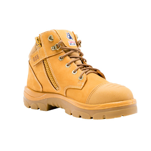 Steel Blue Parkes Zip Safety Scuff Cap Boot - Wheat Steel Blue Parkes Zip Safety Scuff Cap Boot - Wheat