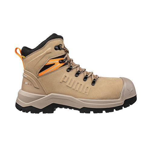 Puma Iron HD Midcut Stone Side Zip Safety Boots 