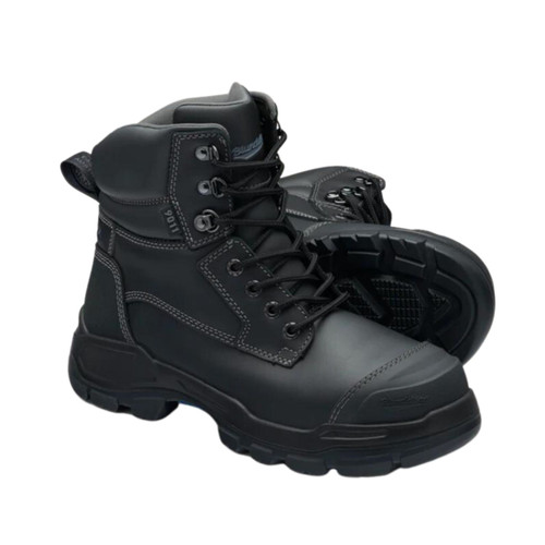 Blundstone Unisex Rotoflex Lace up Black Safety Boots Blundstone Unisex Rotoflex Lace up Black Safety Boots