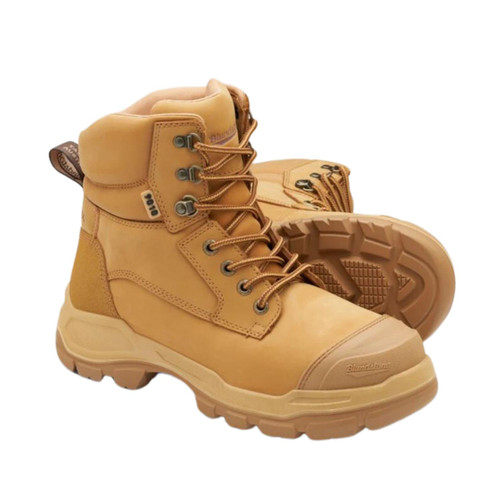 Blundstone Unisex Rotoflex Lace Up Wheat Safety Boots Blundstone Unisex Rotoflex Lace Up Wheat Safety Boots