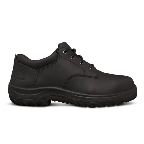 Oliver Black Water Resistant Full Grain Leather Lace Up Safety Derby Shoes 