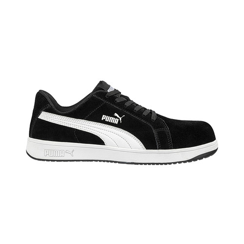 Puma Iconic Black/White Lace Up Safety Joggers Puma Iconic Black/White Lace Up Safety Joggers