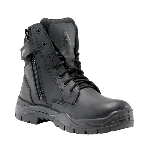 Steel Blue Enforcer ZipSider Shoe (non safety) - Black Steel Blue Enforcer ZipSider Shoe (non safety) - Black