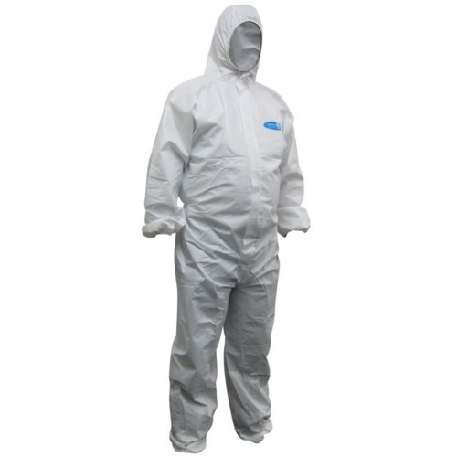 Protekt Type 5/6 White Microporous Disposable Coveralls Protekt Type 5/6 White Microporous Disposable Coveralls