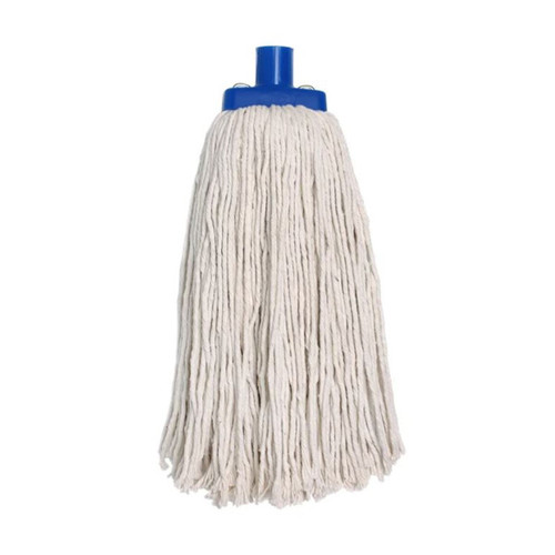 Edco 450gm Contractor Cotton Mop with Blue Plastic Ferrule (no handle) 21010