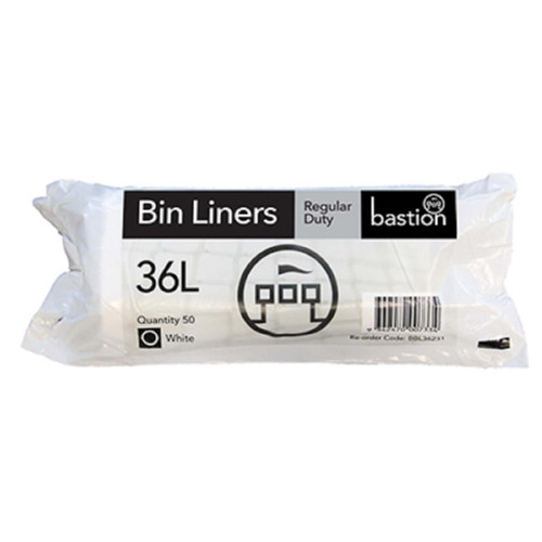 36 Litre Regular Duty Bin Liners - 50 Pack 36 Litre Regular Duty Bin Liners - 50 Pack