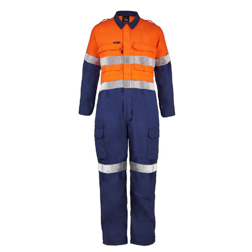 Flamebuster Torrent HRC2 Hi Vis Two Tone Coverall with FR Reflective Tape Flamebuster Torrent HRC2 Hi Vis Two Tone Coverall with FR Reflective Tape