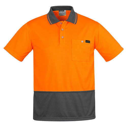 Syzmik Mens Comfort Back Short Sleeve Polo Shirt Syzmik Mens Comfort Back Short Sleeve Polo Shirt