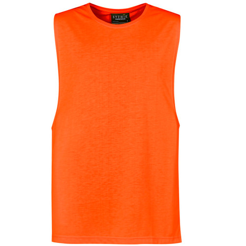 Syzmik Mens Hi Vis Sleeveless Tee Syzmik Mens Hi Vis Sleeveless Tee