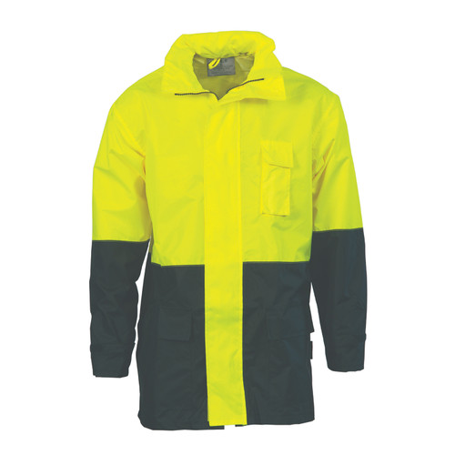 DNC HiVis Two Tone Lightweight Rain Jacket DNC HiVis Two Tone Lightweight Rain Jacket