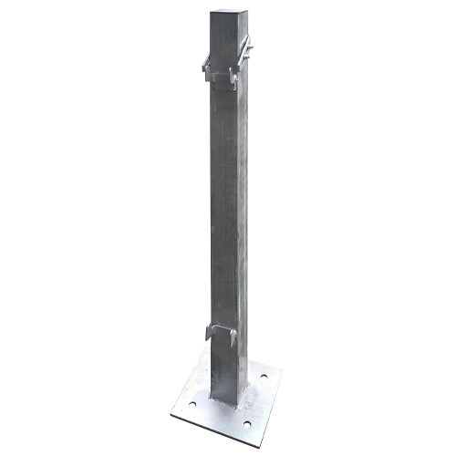 Construktor 1m x 50mm Square Edge Protection Galvanized Post with Side Locks BF-6100