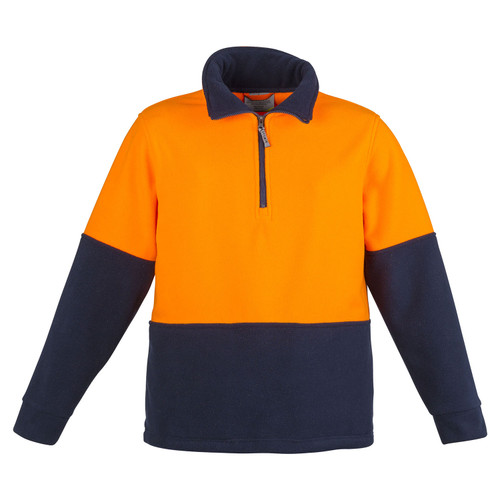 Syzmik Unisex Hi Vis Half Zip Polar Fleece Pullover Syzmik Unisex Hi Vis Half Zip Polar Fleece Pullover
