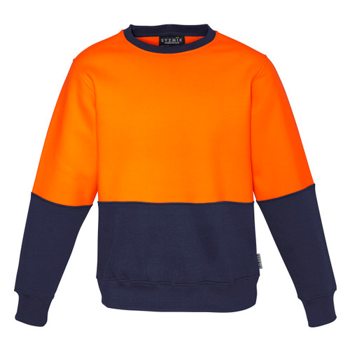 Syzmik Unisex Hi Vis Crew Sweatshirt Syzmik Unisex Hi Vis Crew Sweatshirt
