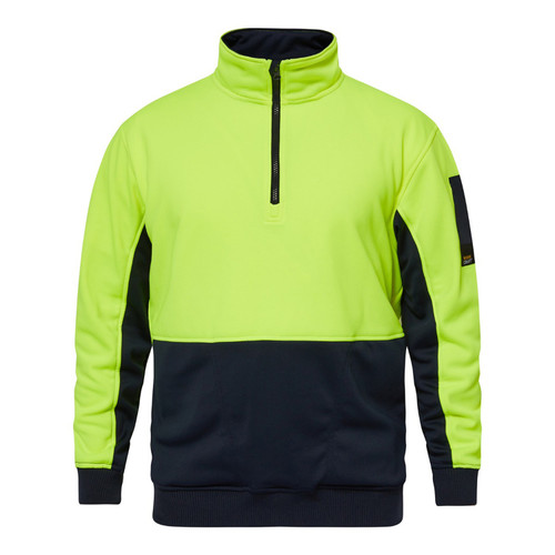 WorkCraft Hi Vis Half Zip Pullover WorkCraft Hi Vis Half Zip Pullover