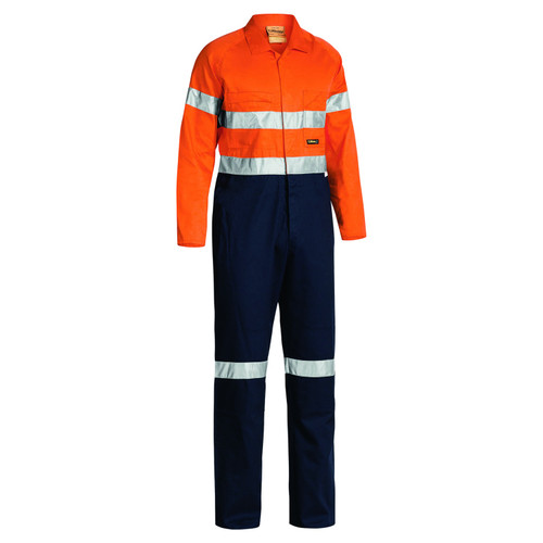 Bisley 3M Taped Lightweight Two Tone Hi Vis Coverall Bisley 3M Taped Lightweight Two Tone Hi Vis Coverall