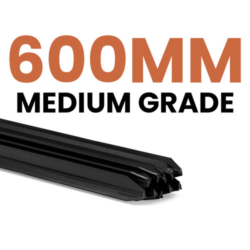 Construktor Steel Star Pickets Medium Grade Black - 600mm