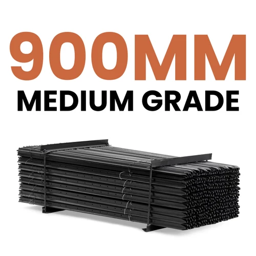 Steel Star Pickets Medium Grade Black - 900mm 10053
