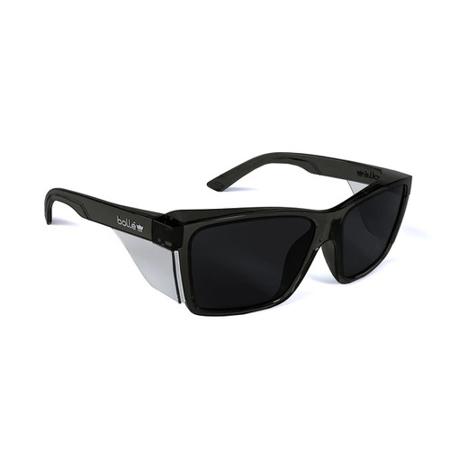 Bolle STKS 420 Safety Glasses - Graphite Frame - Smoke Lens Bolle STKS 420 Safety Glasses - Graphite Frame - Smoke Lens