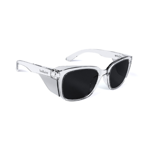 Bolle STKS 410 Safety Glasses - Crystal Frame - Smoke Lens Bolle STKS 410 Safety Glasses - Crystal Frame - Smoke Lens