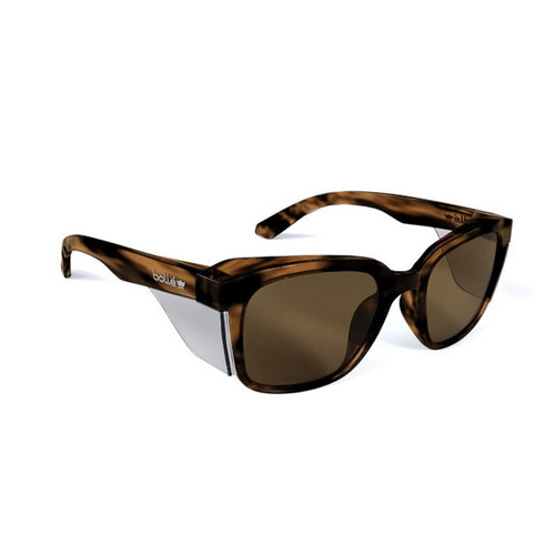 Bolle STKS 410 Polarised Safety Glasses - Brown Tortoise Frame - Quartz Lens Bolle STKS 410 Polarised Safety Glasses - Brown Tortoise Frame - Quartz Lens