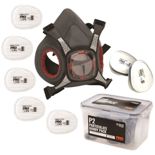 PRO Choice Maxi Mask 2000 Half Face Respirator Particulate Handy Pack PRO Choice Maxi Mask 2000 Half Face Respirator Particulate Handy Pack
