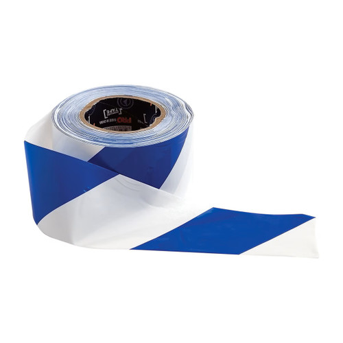 Blue/White Barrier Tape - 75mm x 100m Blue/White Barrier Tape - 75mm x 100m
