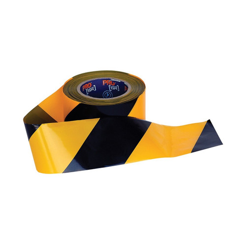 Black/Yellow Barrier Tape - 75mm x 100m Black/Yellow Barrier Tape - 75mm x 100m