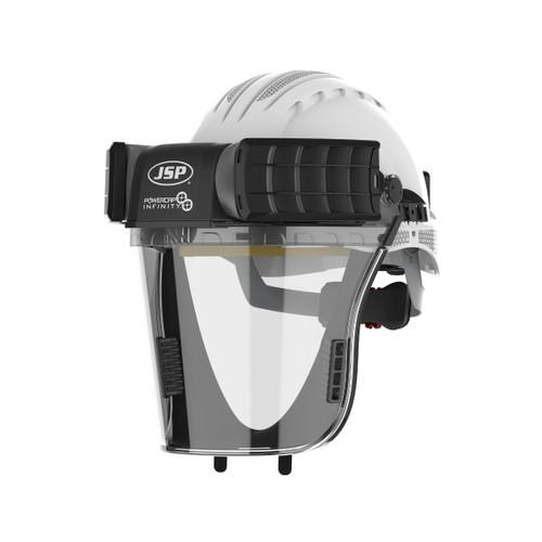 JSP Powercap Infinity PAPR Respirator with White Helmet JSP Powercap Infinity PAPR Respirator with White Helmet