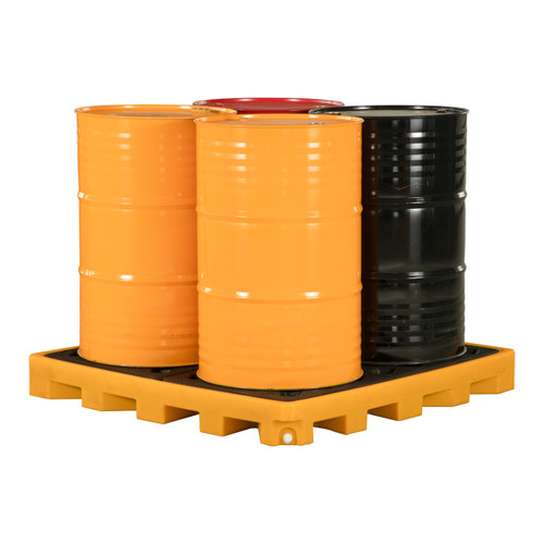 Spillfixr 4 Drum Low Profile Bunded Pallet Spillfixr 4 Drum Low Profile Bunded Pallet