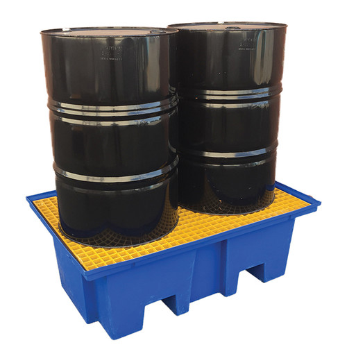 Spillfixr 2 Drum Pallet - Fibreglass Grate Spillfixr 2 Drum Pallet - Fibreglass Grate